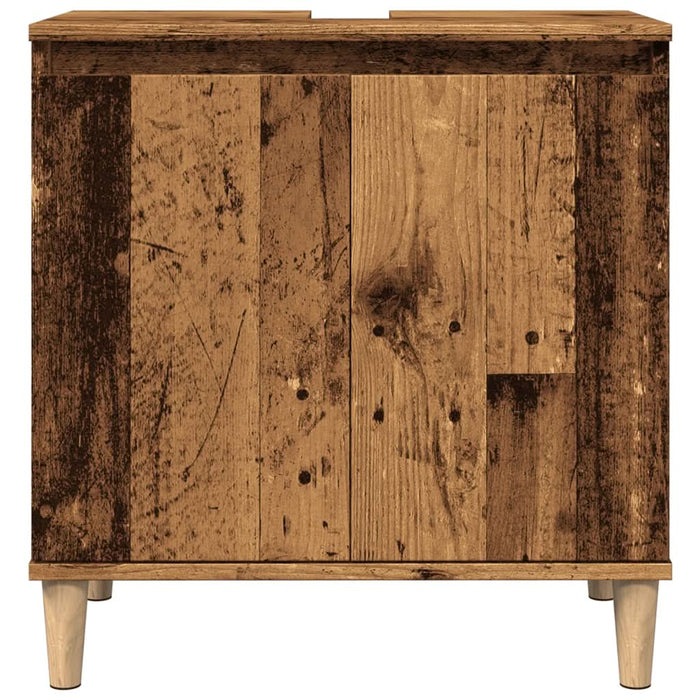 Dulap de chiuvetă, lemn vechi, 58x33x60 cm, lemn prelucrat - WALTI WALTI