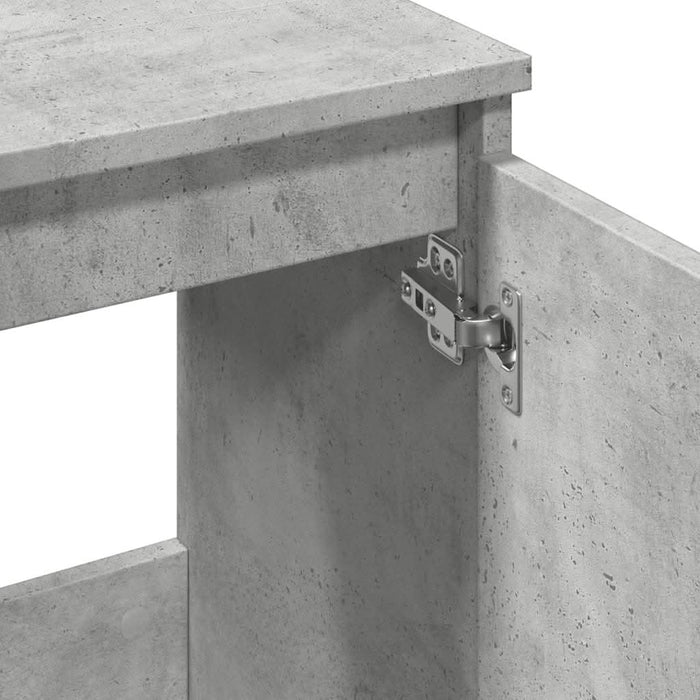 Dulap de chiuvetă, gri beton, 58x33x60 cm, lemn prelucrat - WALTI WALTI