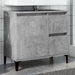 Dulap de chiuvetă, gri beton, 65x33x60 cm, lemn prelucrat - WALTI WALTI