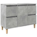 Dulap de chiuvetă, gri beton, 80x33x60 cm, lemn prelucrat - WALTI WALTI
