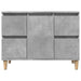 Dulap de chiuvetă, gri beton, 80x33x60 cm, lemn prelucrat - WALTI WALTI