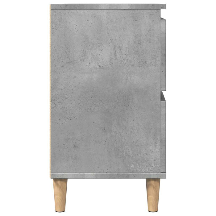 Dulap de chiuvetă, gri beton, 80x33x60 cm, lemn prelucrat - WALTI WALTI