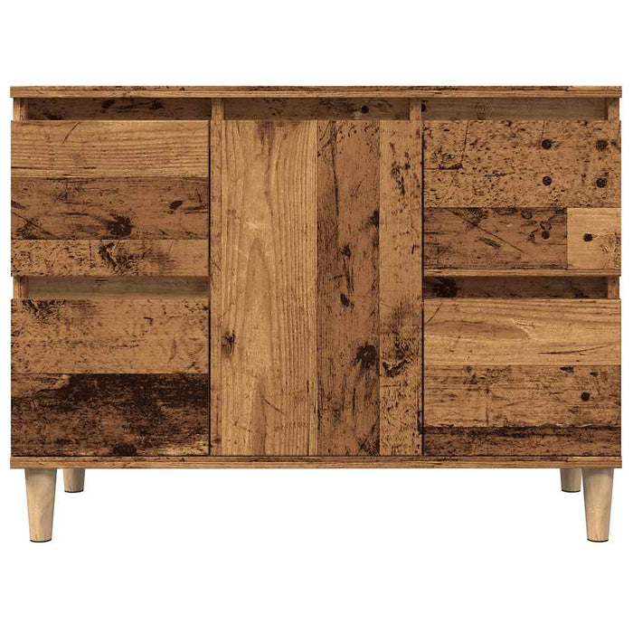 Dulap de chiuvetă, lemn vechi, 80x33x60 cm, lemn prelucrat - WALTI WALTI
