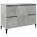 Dulap de chiuvetă, gri beton, 80x33x60 cm, lemn prelucrat - WALTI WALTI