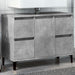 Dulap de chiuvetă, gri beton, 80x33x60 cm, lemn prelucrat - WALTI WALTI