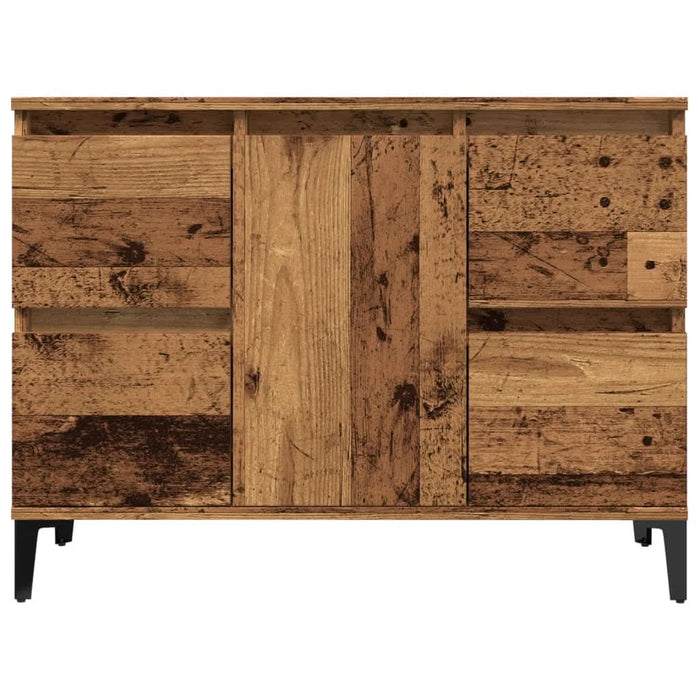 Dulap de chiuvetă, lemn vechi, 80x33x60 cm, lemn prelucrat - WALTI WALTI