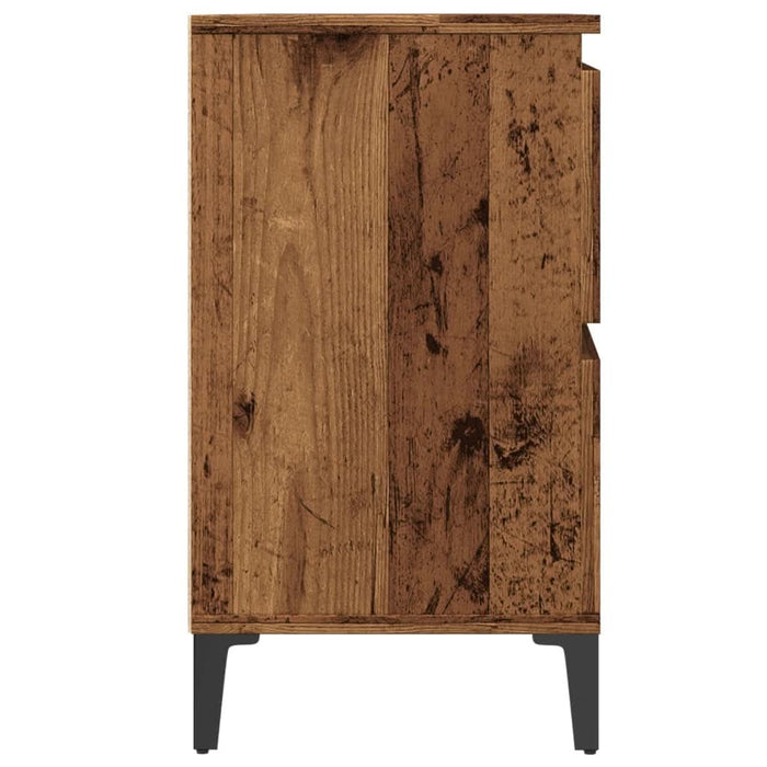 Dulap de chiuvetă, lemn vechi, 80x33x60 cm, lemn prelucrat - WALTI WALTI