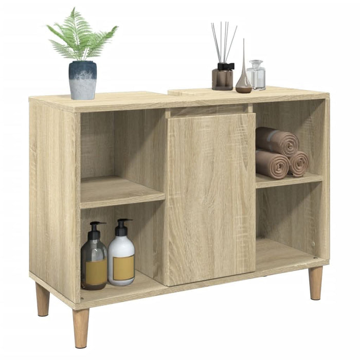 Dulap pentru baie, stejar sonoma, 80x33x60 cm, lemn compozit - WALTI WALTI