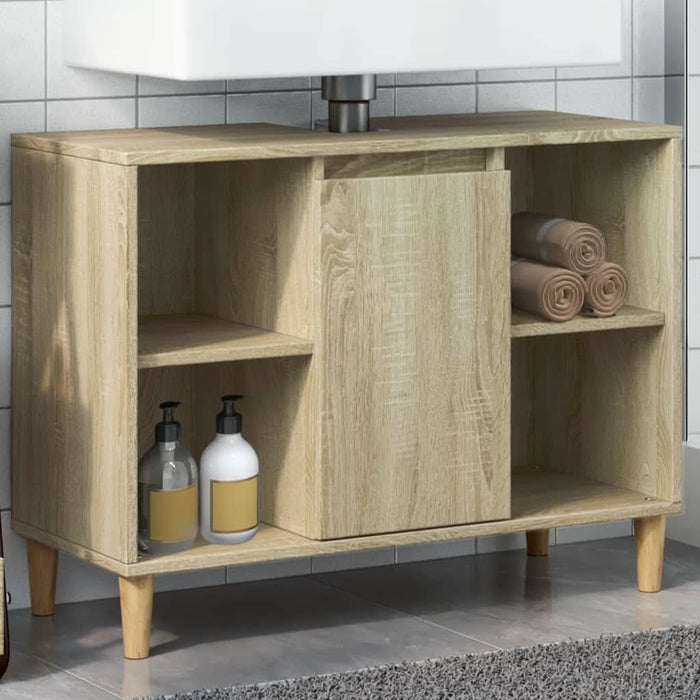 Dulap pentru baie, stejar sonoma, 80x33x60 cm, lemn compozit - WALTI WALTI