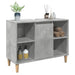 Dulap pentru baie, gri beton, 80x33x60 cm, lemn compozit - WALTI WALTI