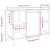 Dulap pentru baie, gri beton, 80x33x60 cm, lemn compozit - WALTI WALTI