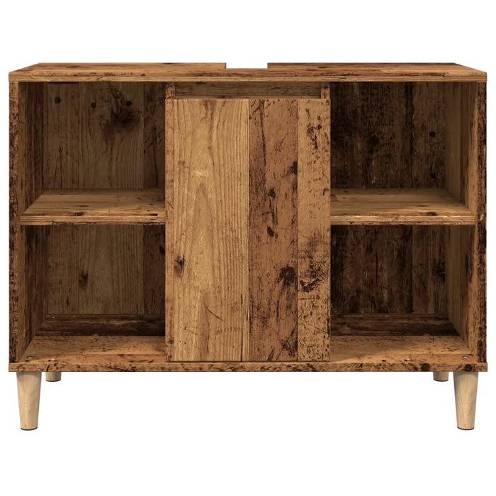Dulap pentru baie, lemn vechi, 80x33x60 cm, lemn prelucrat - WALTI WALTI
