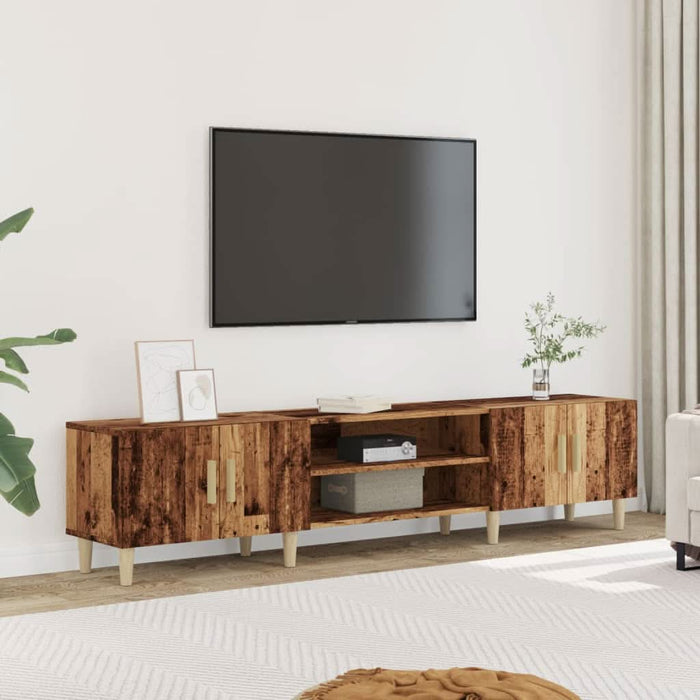 Comodă TV, lemn vechi, 180x31,5x40 cm, lemn prelucrat - WALTI WALTI