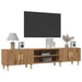 Dulap TV, stejar artizanal, 180x31,5x40 cm, lemn prelucrat - WALTI WALTI