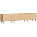 Dulap TV, stejar artizanal, 180x31,5x40 cm, lemn prelucrat - WALTI WALTI