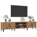 Dulap TV, stejar artizanal, 180x31,5x40 cm, lemn prelucrat - WALTI WALTI