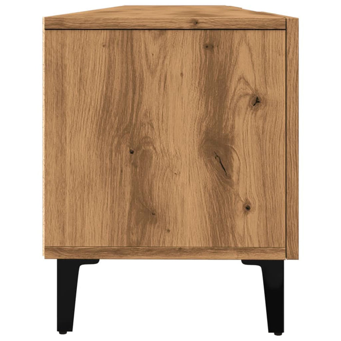 Dulap TV, stejar artizanal, 180x31,5x40 cm, lemn prelucrat - WALTI WALTI