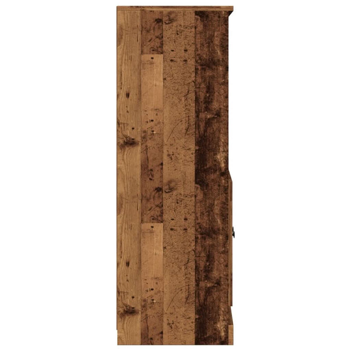 Dulap înalt, lemn vechi, 60x35,5x103,5 cm, lemn prelucrat - WALTI WALTI