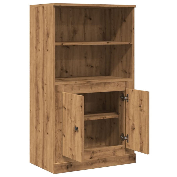 Dulap înalt, stejar artizanal, 60x35,5x103,5 cm, lemn prelucrat - WALTI WALTI
