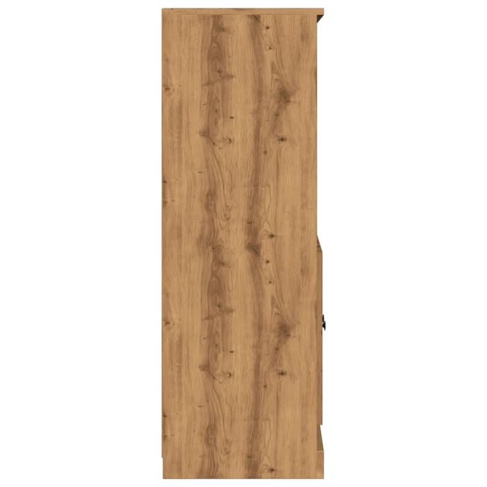 Dulap înalt, stejar artizanal, 60x35,5x103,5 cm, lemn prelucrat - WALTI WALTI