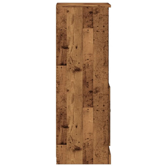 Dulap înalt, lemn vechi, 36x35,5x103,5 cm, lemn prelucrat - WALTI WALTI