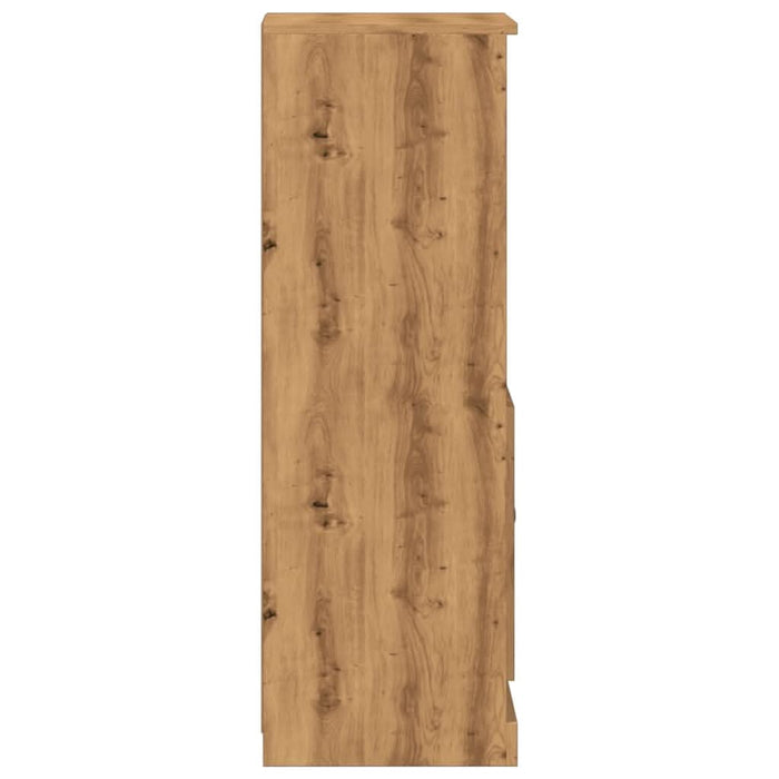 Dulap înalt, stejar artizanal, 36x35,5x103,5 cm, lemn prelucrat - WALTI WALTI