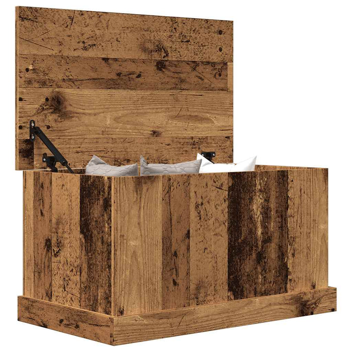 Cutie de depozitare lemn vechi 70x40x38 cm lemn prelucrat - WALTI WALTI