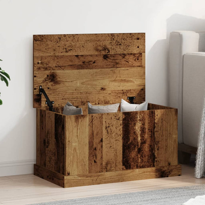 Cutie de depozitare lemn vechi 70x40x38 cm lemn prelucrat - WALTI WALTI