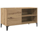 Dulap discuri stejar artizanal, 84,5x38x48 cm, lemn prelucrat - WALTI WALTI