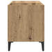 Dulap discuri stejar artizanal, 84,5x38x48 cm, lemn prelucrat - WALTI WALTI