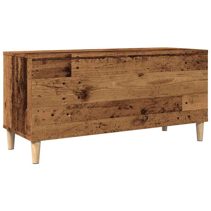 Dulap discuri, lemn vechi, 100x38x48 cm, lemn prelucrat - WALTI WALTI