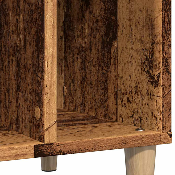 Dulap discuri, lemn vechi, 100x38x48 cm, lemn prelucrat - WALTI WALTI