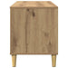 Dulap de discuri stejar artizanal, 100x38x48 cm, lemn prelucrat - WALTI WALTI