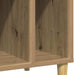 Dulap de discuri stejar artizanal, 100x38x48 cm, lemn prelucrat - WALTI WALTI