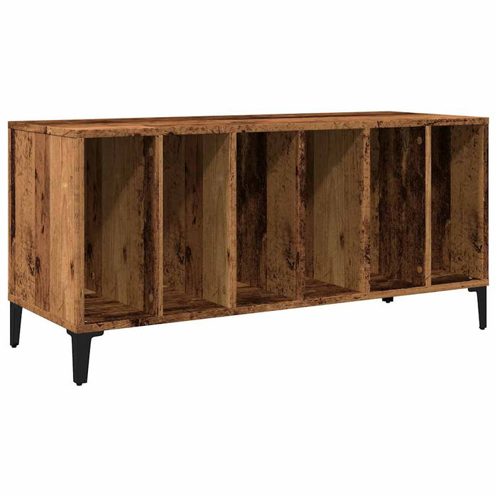 Dulap discuri, lemn vechi, 100x38x48 cm, lemn prelucrat - WALTI WALTI