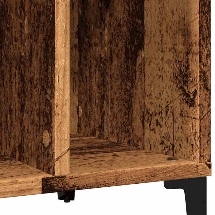 Dulap discuri, lemn vechi, 100x38x48 cm, lemn prelucrat - WALTI WALTI