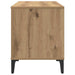 Dulap de discuri stejar artizanal, 100x38x48 cm, lemn prelucrat - WALTI WALTI