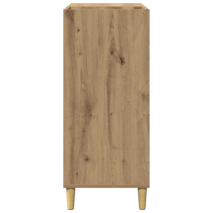 Dulap discuri stejar artizanal 84,5x38x89 cm lemn prelucrat - WALTI WALTI