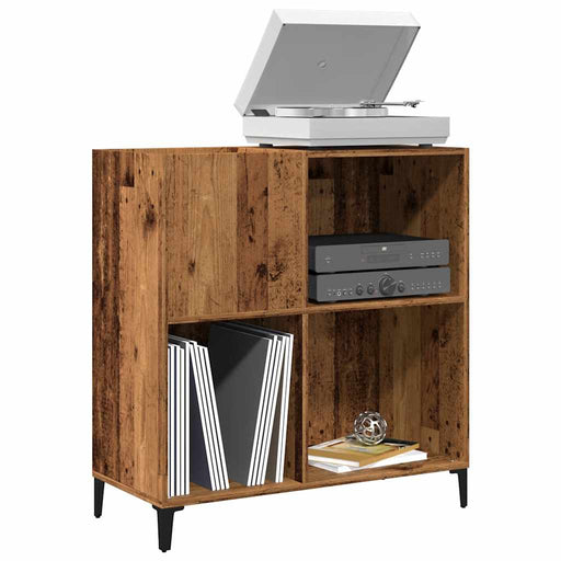 Dulap pentru discuri lemn vechi 84,5x38x89 cm lemn prelucrat - WALTI WALTI
