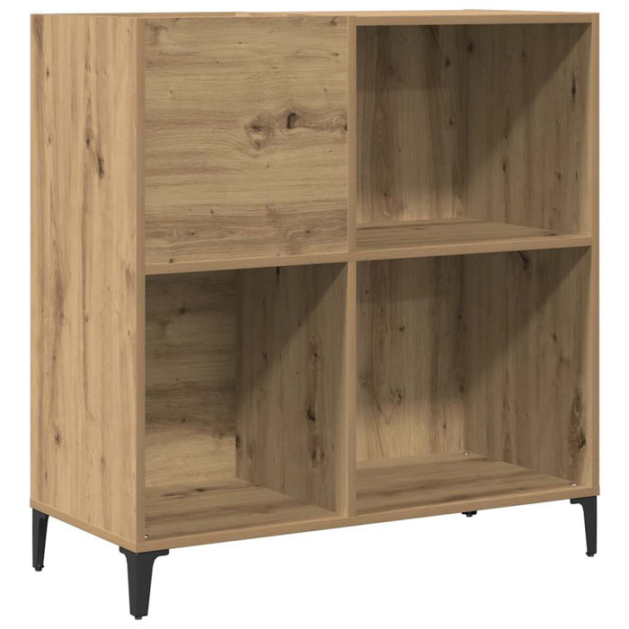 Dulap discuri stejar artizanal 84,5x38x89 cm lemn prelucrat - WALTI WALTI