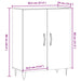 Dulap, stejar artizanal, 69,5x34x90 cm, lemn prelucrat - WALTI WALTI