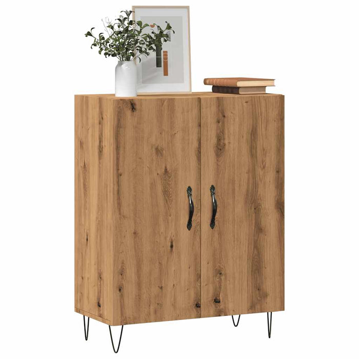 Dulap, stejar artizanal, 69,5x34x90 cm, lemn prelucrat - WALTI WALTI