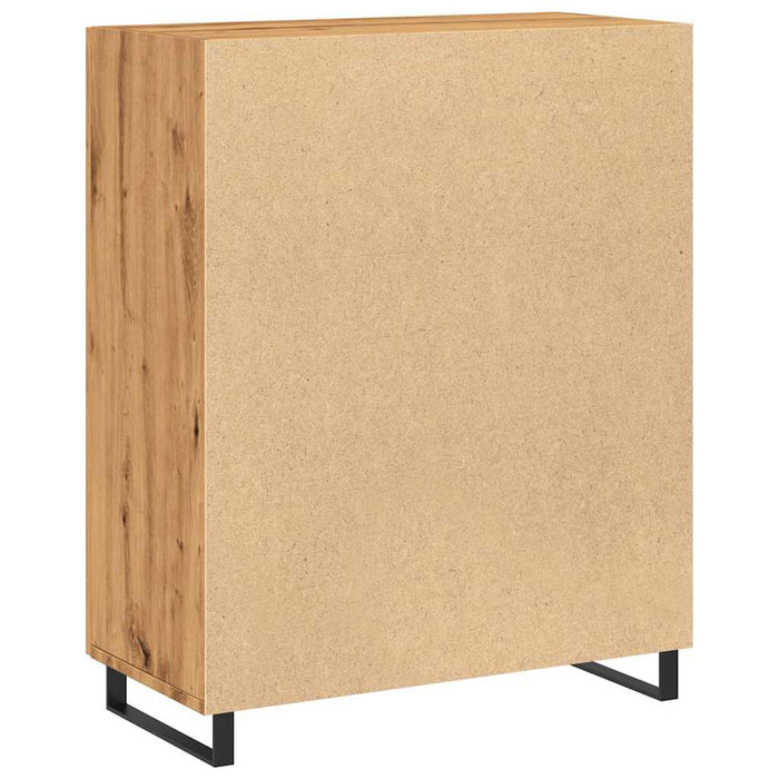 Dulap, stejar artizanal, 69,5x34x90 cm, lemn prelucrat - WALTI WALTI