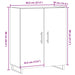 Dulap, stejar artizanal, 69,5x34x90 cm, lemn prelucrat - WALTI WALTI