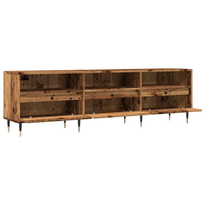 Comodă TV, lemn vechi, 150x30x44,5 cm, lemn prelucrat - WALTI WALTI