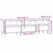 Comodă TV, lemn vechi, 150x30x44,5 cm, lemn prelucrat - WALTI WALTI