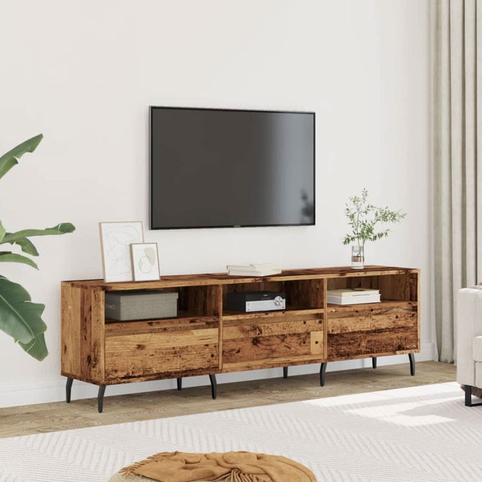 Comodă TV, lemn vechi, 150x30x44,5 cm, lemn prelucrat - WALTI WALTI