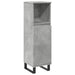 Dulap de baie, gri beton, 30x30x100 cm, lemn prelucrat - WALTI WALTI