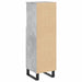 Dulap de baie, gri beton, 30x30x100 cm, lemn prelucrat - WALTI WALTI