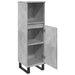 Dulap de baie, gri beton, 30x30x100 cm, lemn prelucrat - WALTI WALTI